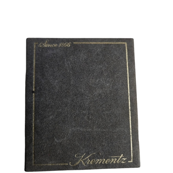 Vintage Signed Bogoff Clear Rhinestone Brooch in Krementz box - Picture 4 of 4